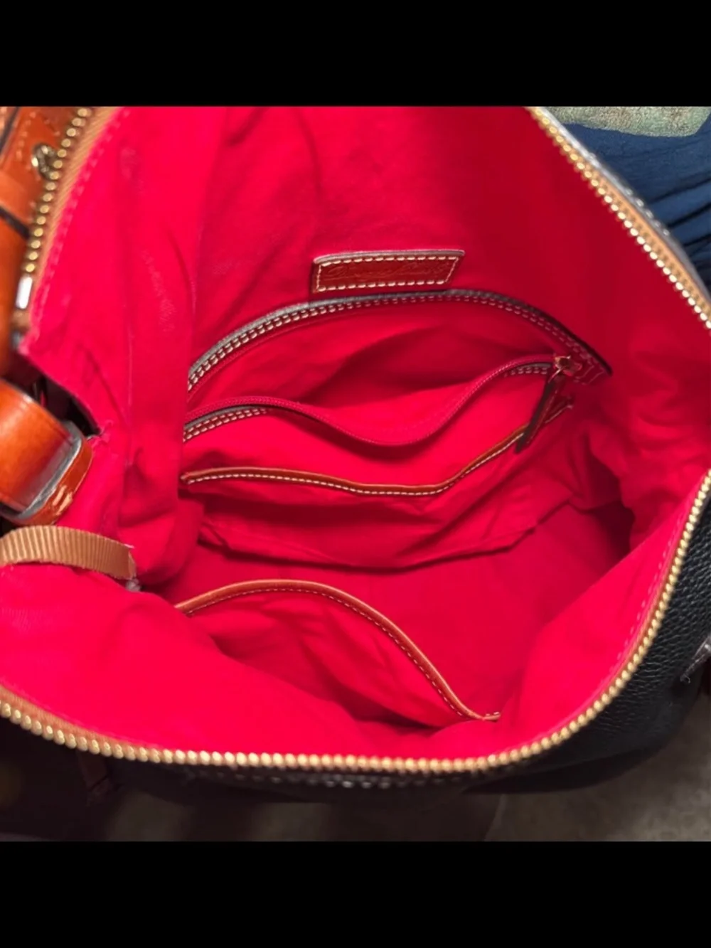 Dooney and Bourke Zip Tassel Hobo Bag and zip wristlet wallet.